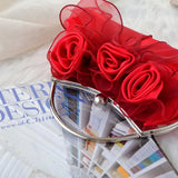 White Rose Handbag for Weddings Parties Pakistan