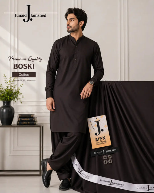 Men’s Unstitched Wash And Wear Plain Suit