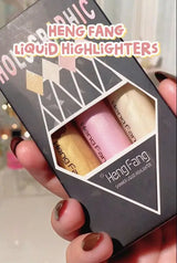 Heng Fang 3 pcs Holographic Highlighter