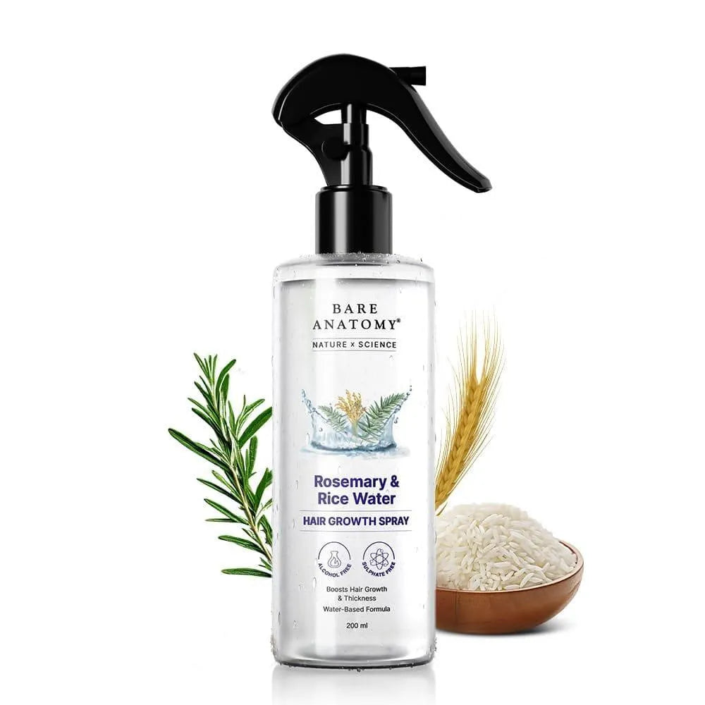 Rosemary & Rice Water Hair Spray 200ml for Thin Hair