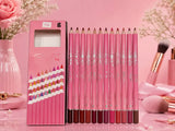 Hudamoji Lipstick Pencil 8 pcs set