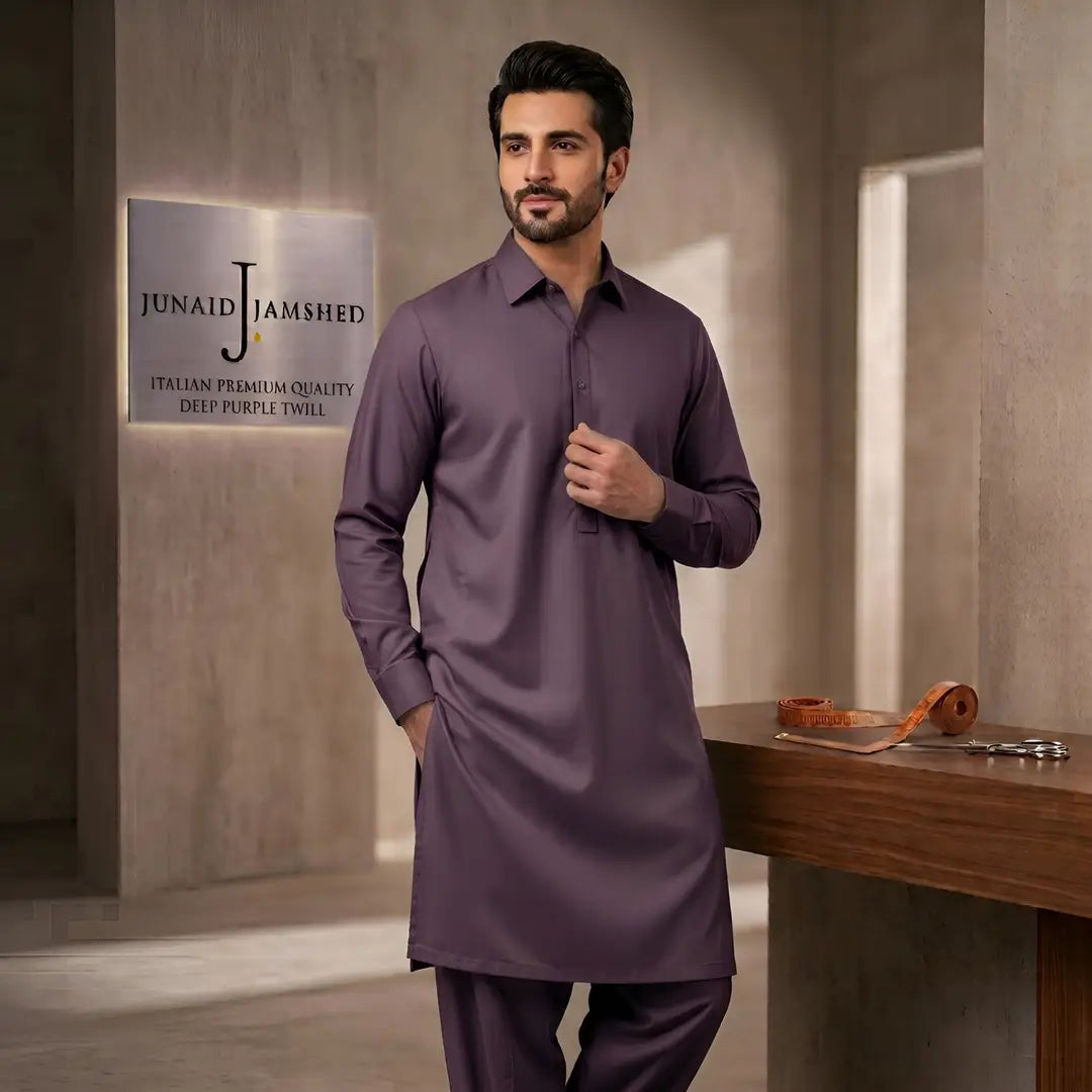 Men’s Unstitched Boski Plain Suit