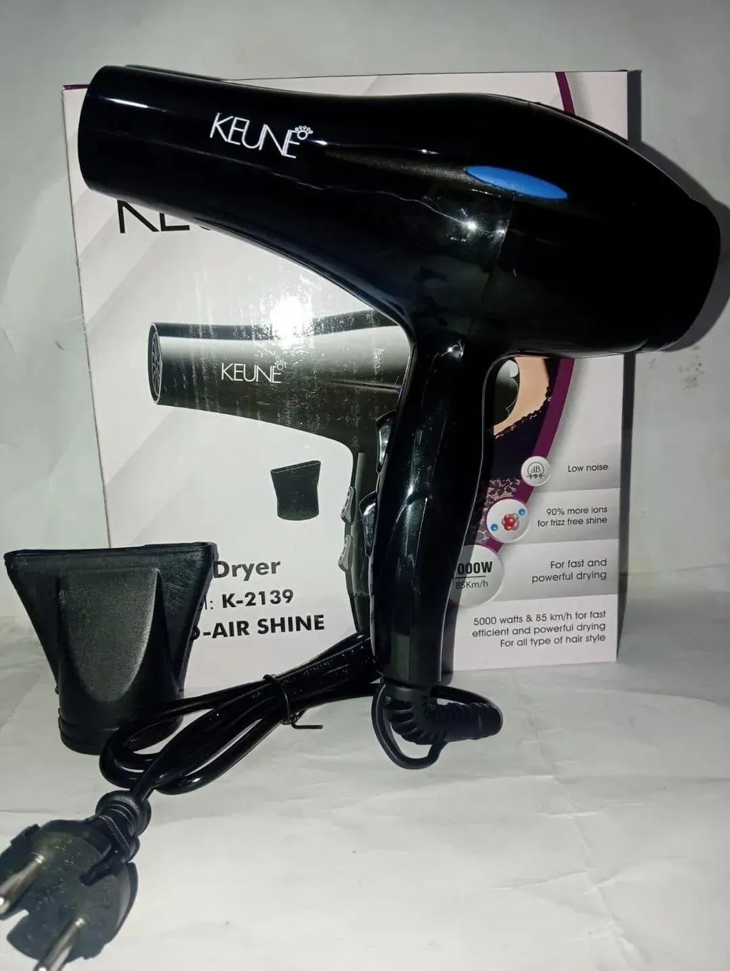 Keune K-2139 Hair Dryer 5000W Black
