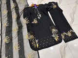 Silver/Golden Heavy Sequence Embroidery 3Pcs Set