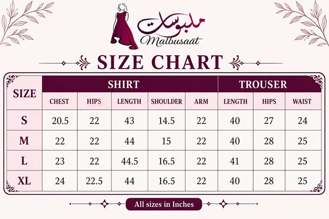 Stunning Embroidered Cotton Suit - 3 Pcs Set