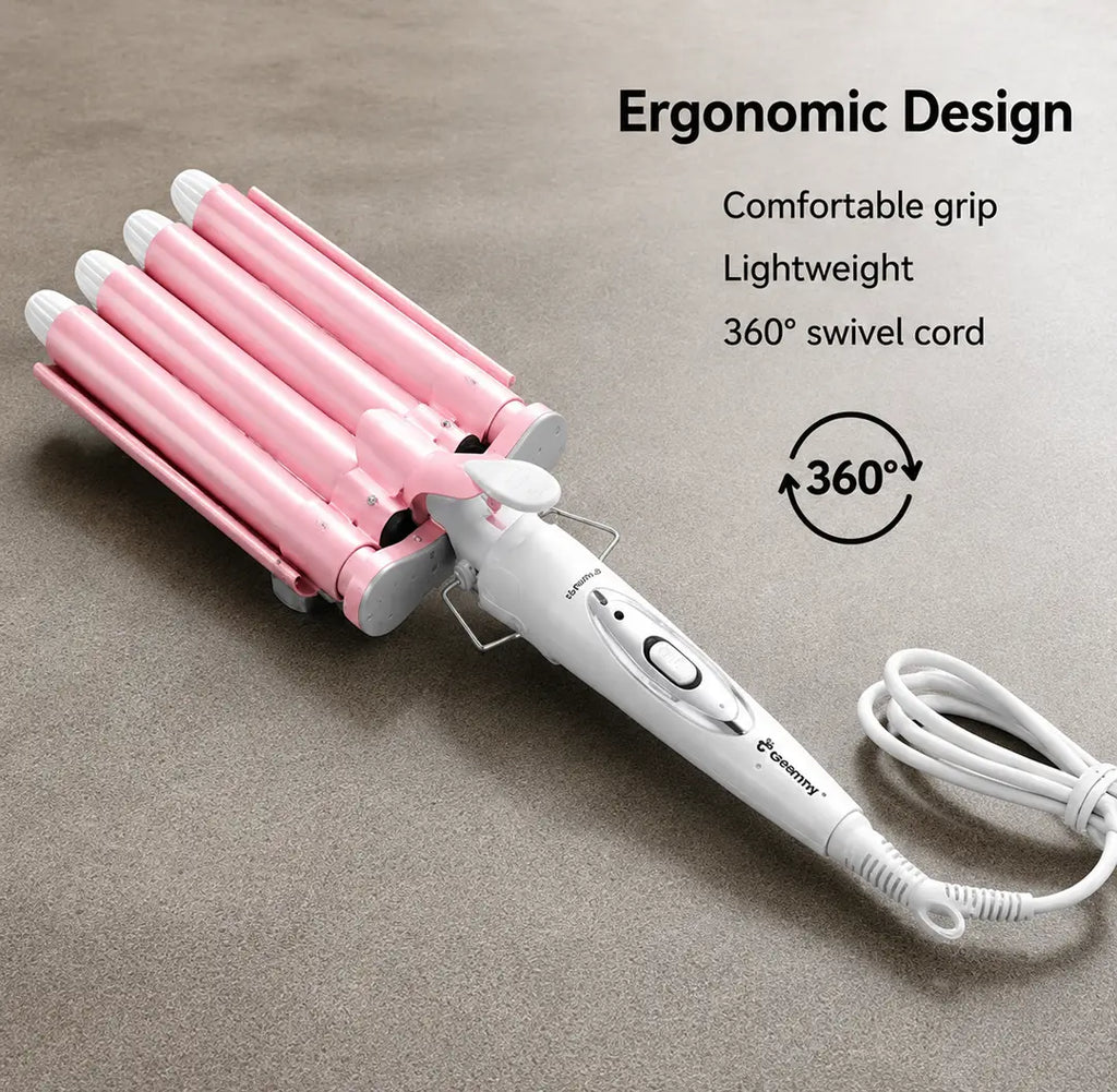 SHINON 5 Barrel Hair Waver Curling Iron | Professional Ceramic Hair Curler | Fast Heating Hair Styling Tool