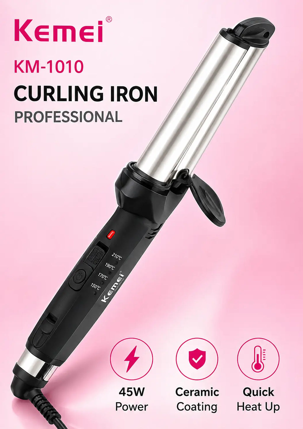 Fast-drying technology for quick styling Made from premium ABS plastic for durability Smooth bristles for tangle-free results Lightweight and easy to handle Ideal for daily use and special occasions Comes with 1 x Hair Straightener Brush