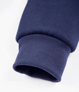 Men Blue Polyester Zipper Track Suit 2 Pcs