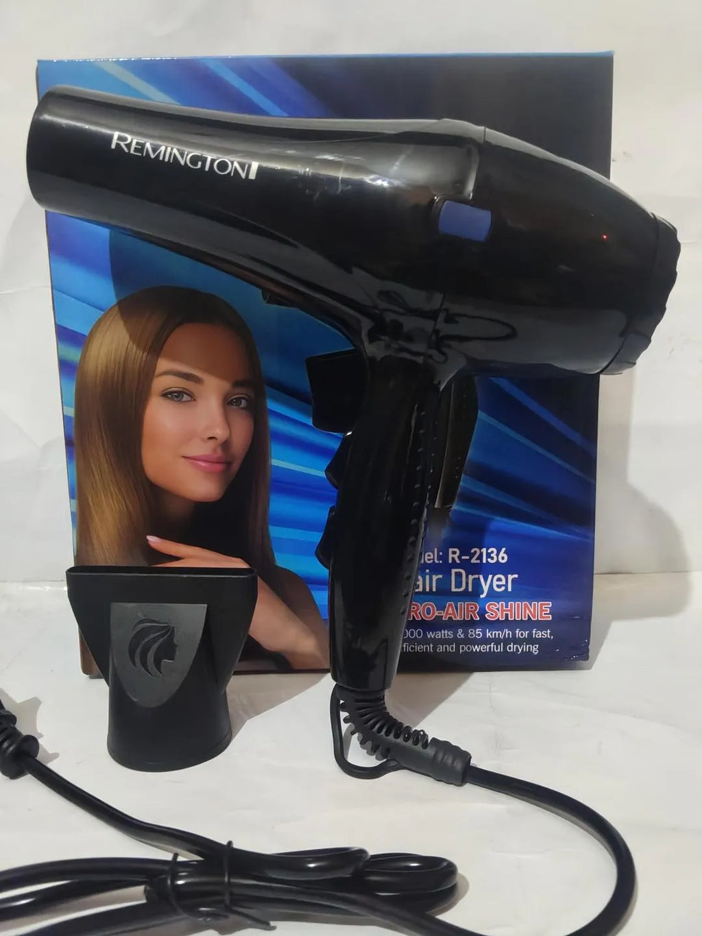 Remington Professional R-2136 Hair Dryer Black Fast Drying